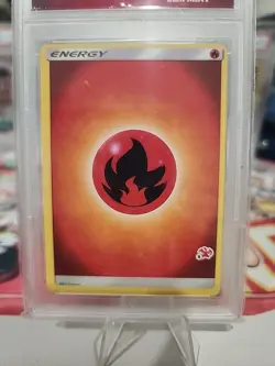 2017 Pokemon Fire Energy Charizard Stamped BDG 10 GEM MINT - Image 2