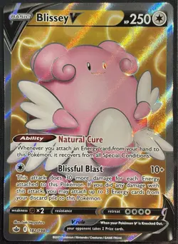 Blissey V 182/198 - Ultra Rare SW&SH Chilling Reign Pokemon TCG 2021 - NM Card - Image 1