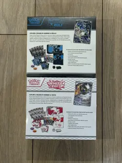 Set of Pokemon Scarlet & Violet Black Bolt & White Flare ETB New & Sealed 🔥 - Image 2