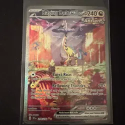 Pokemon TCG Raging Bolt EX 208/162 --SIR --Temporal Forces NM Just Pulled - Image 1