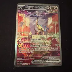 Pokemon TCG Raging Bolt EX 208/162 --SIR --Temporal Forces NM Just Pulled - Image 3