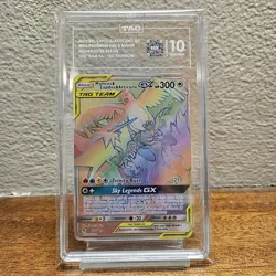 TAG 10 POKEMON TCG Hidden Fates Moltres Zapdos Articuno GX 69/68 Secret Rainbow - Image 1