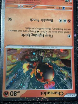 Charcadet 026/182 *NICE SWIRL* Paradox Rift Cosmos Holo Promo Pokemon TCG NM/M - Image 4