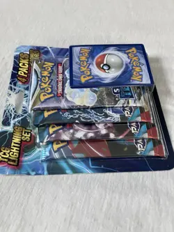 TCG Lightning Set 4 Pack with 1 Bonus Card Silver Tempest Paradox Rift Pokemon - Image 5
