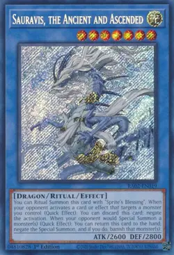 Sauravis, the Ancient and Ascended - RA02-EN019 - Secret Rare - Yugioh - Image 1
