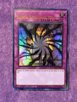1x YuGiOh! Shadow Imprisoning Mirror MAMA - Error Misprint Name Shift NM Ultra - Image 1