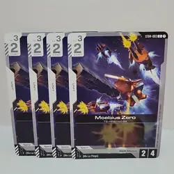 (4X) Moebius Zero ST04-003 Gundam Card Game - Image 1