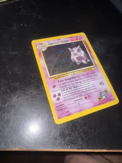 Pokemon TCG Sabrina's Gengar Holo Rare Card 14/132 Gym Heroes Series - Image 3