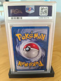 Ninetales NO DAMAGE ERROR Shadowless Pokemon Card 12 / 102 PSA 1 Poor - Image 2