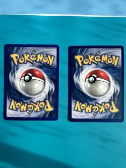 Machop 52/102 & Machoke 34/102 Pokemon Card - Base Set WOTC TCG - NM LP+ - Image 2