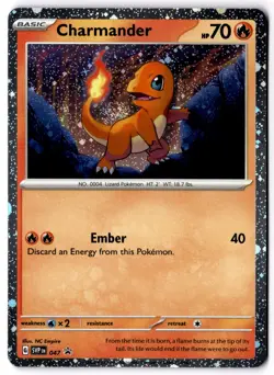 Charmander - (Cosmos Holo) Holo Promo SV: Scarlet & Violet Promo Cards 047 NM - Image 1