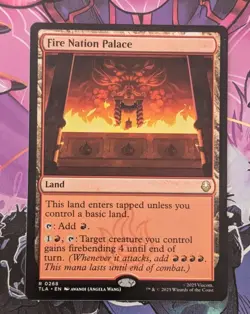 MTG Avatar: The Last Airbender Rare FIRE NATION PALACE NM - Image 1