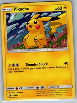 Pikachu - SM206 Holo SM Promos - Pokemon Card - LP - Image 1