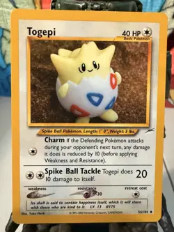 Pokemon Tcg Togepi 56/105 Neo Destiny Non Holo - Image 1