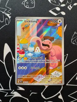 Lickitung 180/162 Pokemon TCG S&V Temporal Forces Illustration Rare English - Image 1