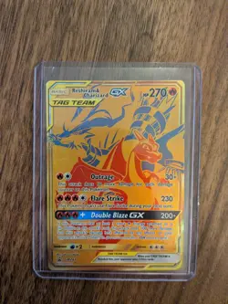 2021 Pokemon SUN & MOON CHARIZARD & RESHIRAM GX Black Star Promo SM247 NM - Image 1