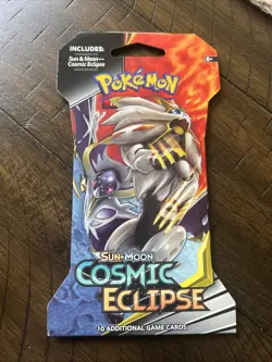 Pokemon Cosmic Eclipse Sleeved Booster Pack SM12 - Image 1