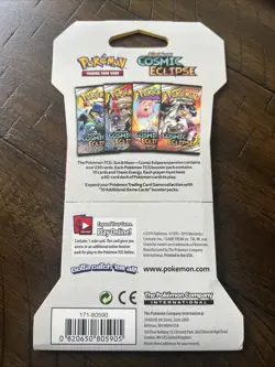 Pokemon Cosmic Eclipse Sleeved Booster Pack SM12 - Image 2