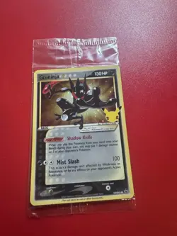 Pokemon TCG Greninja Gold Star SWSH144 Black Star Promo NM/M Sealed - Image 1