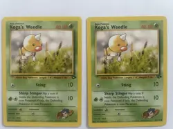 Koga’s Weedle 2x 82/132 Gym Challenge Common Pokemon - Image 1
