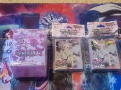 Yu-Gi-Oh Konami Card Deck Box + 100 Sleeves - Ash Blossom & Joyous Spring *RARE* - Image 1