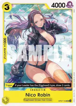 One Piece TCG - 4X Playset - 500 Years in the Future - Nico Robin OP07-104 - NM - Image 1