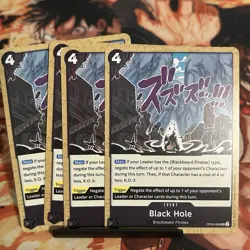 Black Hole Playset - OP09-098 x4 - Emperors in the New World - One Piece TCG - Image 1