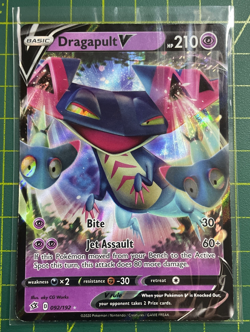 Pokemon TCG Dragapult V Rebel Clash Holo Ultra Rare Card 092/192 Near Mint - Image 1