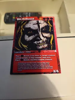 Scarefest TCG Trading Card Game Otis Driftwood House Of 1000 Corpses - Image 1