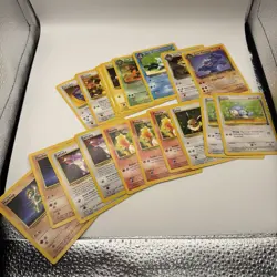 (Lot Of 18) Pokemon TCG Team Rocket Vintage Cards Bulk Dark Machamp - Image 1