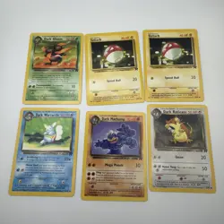 (Lot Of 18) Pokemon TCG Team Rocket Vintage Cards Bulk Dark Machamp - Image 4