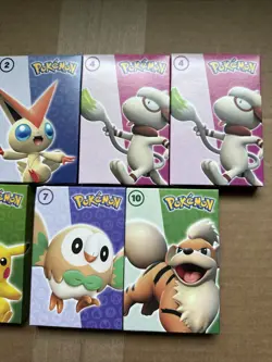 7x 2022 Pokemon Match Battle McDonalds Promo Booster Card Boxes 7 Packs - Image 3