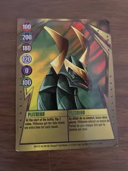 Bakugan Series 14 - 14/48C Gold Gate Card - Plitheon - Image 1