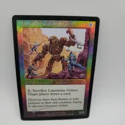 Limestone Golem Foil x1 - Odyssey - MTG - Near Mint - Image 1
