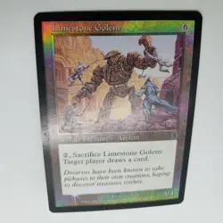Limestone Golem Foil x1 - Odyssey - MTG - Near Mint - Image 5