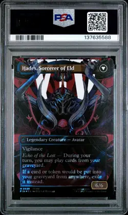 2025 MTG FINAL FANTASY EMET-SELCH, UNSUNDERED/HADES, SORCERER OF ELD PSA 10 - Image 2
