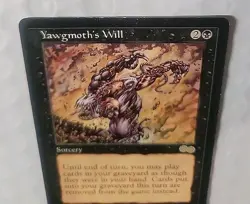 Magic The Gathering Yawgmoth's Will from Urza's Saga #171 - Rare - Image 4