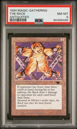The Rack - Antiquities - MTG - NM to MINT - PSA 8 - Image 1