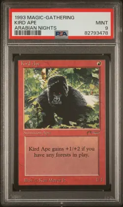 Kird Ape - Arabian Nights - MTG - Mint - PSA 9. More MTG in Store - Image 1