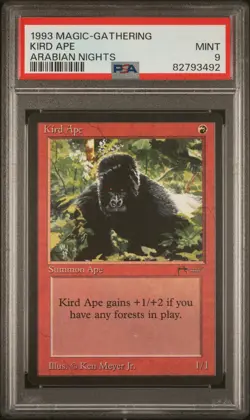 Kird Ape - Arabian Nights - MTG - Mint - PSA 9. More MTG in Store - Image 1