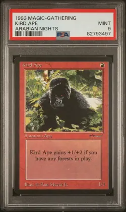 Kird Ape - Arabian Nights - MTG - Mint - PSA 9. More MTG in Store - Image 1