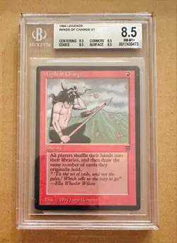 Winds Of Change - Legends - MTG - BGS 8.5. NM-MT+. Quad+ - Image 1