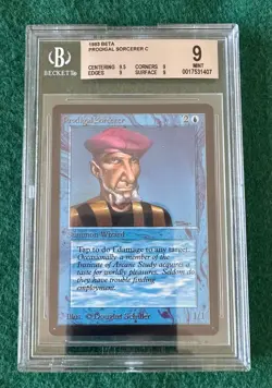 Prodigal Sorcerer - BETA - MTG - BGS 9. MINT. More Vintage MTG In My Store. - Image 1