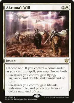 Akroma's Will [Commander Legends] Near Mint - Image 1