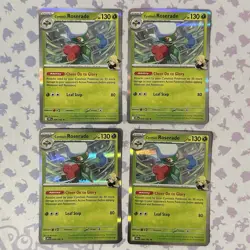 4x Cynthia's Roserade 8/182 x4 Destined Rivals Pokemon TCG Playset NM - Image 1