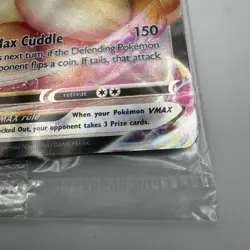 Pokemon TCG Eevee VMAX SWSH087 Black Star Promo Holo Sealed - Image 3