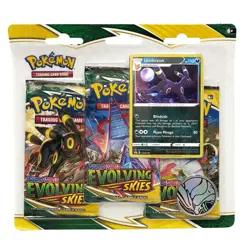 Pokemon TCG Sword and Shield - Evolving Skies 3 Booster Pack Blister (Umbreon) 820650808814 - Image 1