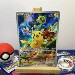 Pikachu SVP 027 - Promo - Scarlet & Violet Black Star - Pokemon TCG NM - Image 1