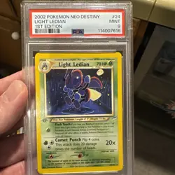 Pokemon PSA 9 MINT Light Ledian 24/105 Neo Destiny 1st Edition 2002 WOTC - Image 1