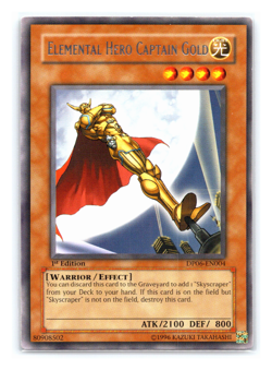 Elemental HERO Captain Gold - DP06-EN004 - Rare - 1st Edition - Yugioh - Image 1